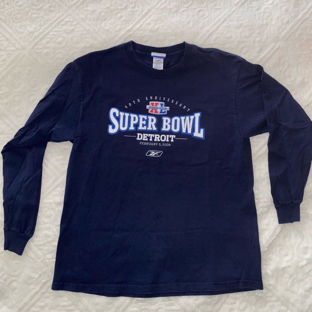 NFL Super Bowl Detroit 2006 40th Anniversary
